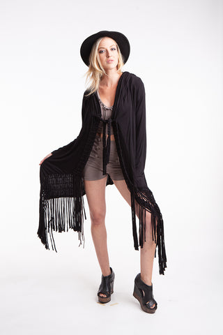 Macrame cardigan
