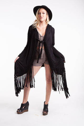 Macrame cardigan