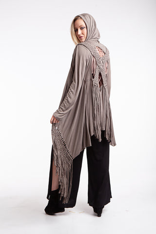 Macrame cardigan