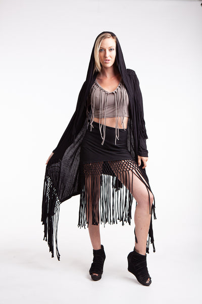 Macrame cardigan