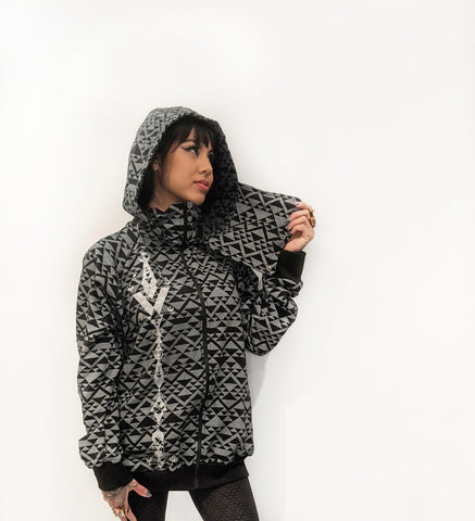 Unisex Triangle Demi Lunar Oversize hoodie