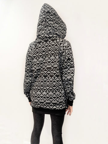 Unisex Triangle Demi Lunar Oversize hoodie