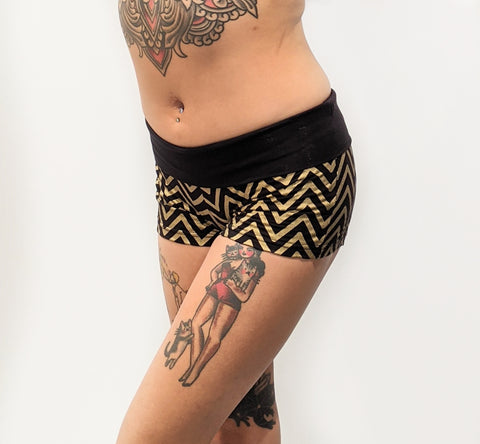 Chevron Booty Shorts