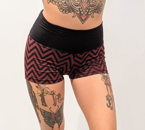Chevron Booty Shorts