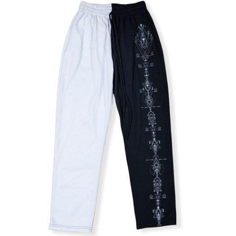 Ying yang Lunar sweat pants