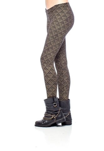 Pyramid Print Full Length Legging