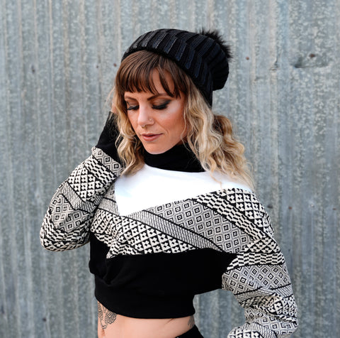 Sasha Cropped Pull Over Sweater