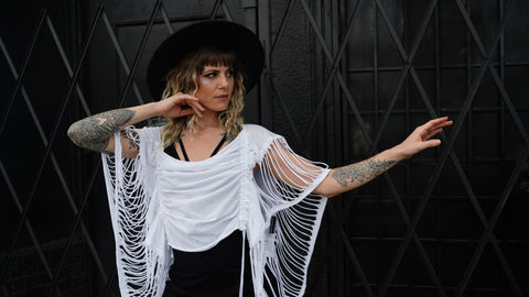 Slash Kimono Top