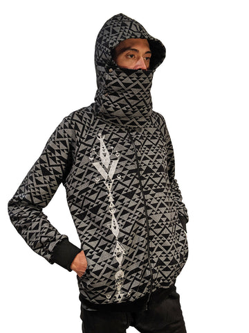 Unisex Triangle Demi Lunar Oversize hoodie