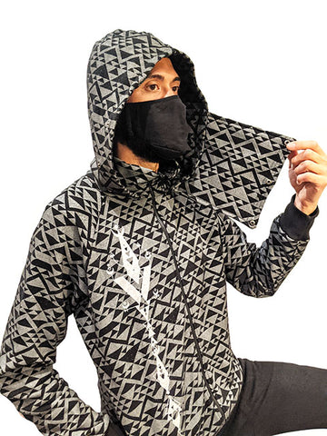 Unisex Triangle Demi Lunar Oversize hoodie