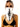 Lunar print bandana mask-KAYO Anime Clothing