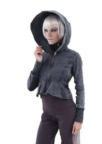 Oversize Hooded Canvas Jacket (2 colors)