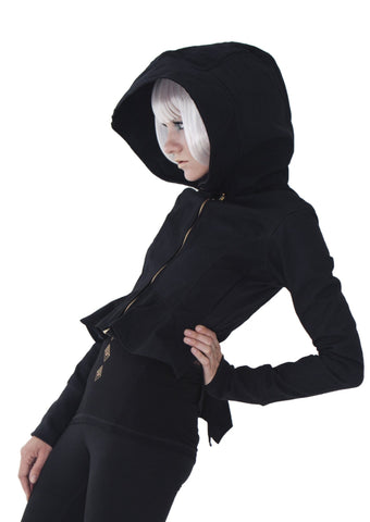 Oversize Hooded Canvas Jacket (2 colors)