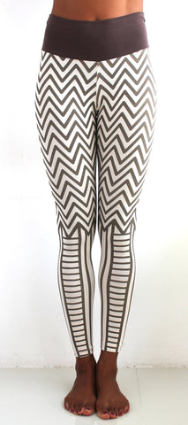 Chevron High Waisted Legging