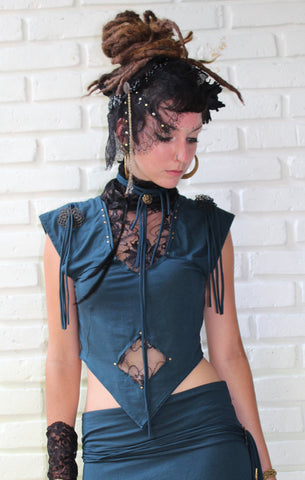 Diamond High Neck Top