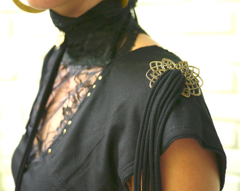 Diamond High Neck Top