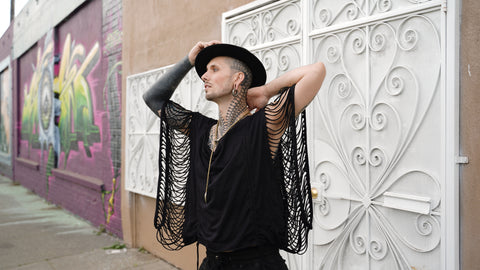 Slash Kimono Top